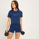MP Adapt croptop met korte mouwen voor dames - Diepblauw
