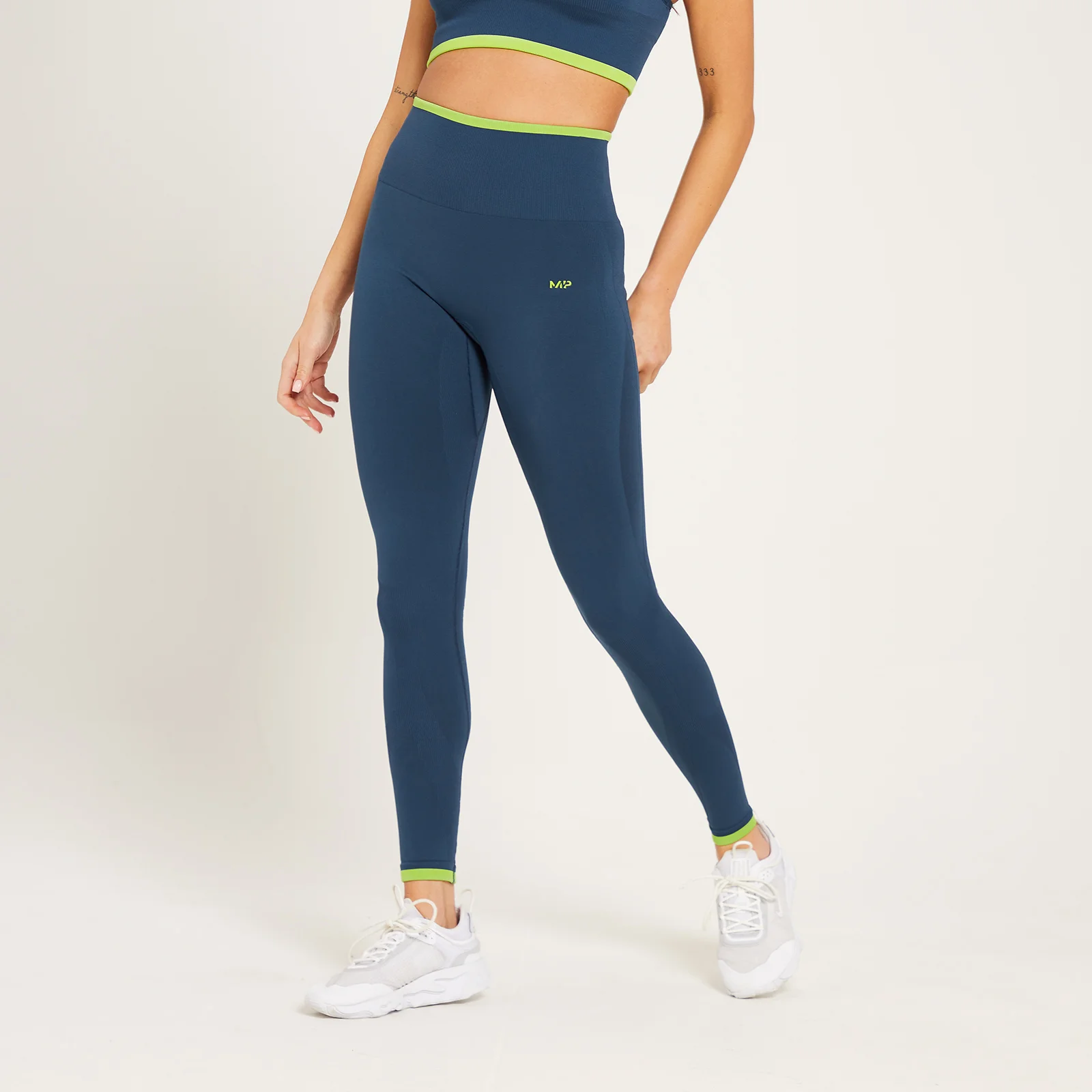 MP Adapt naadloze legging voor dames - Stofblauw - XXS Afbeelding 1
