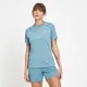 MP Run Life sportshirt voor dames - Steenblauw/Wit