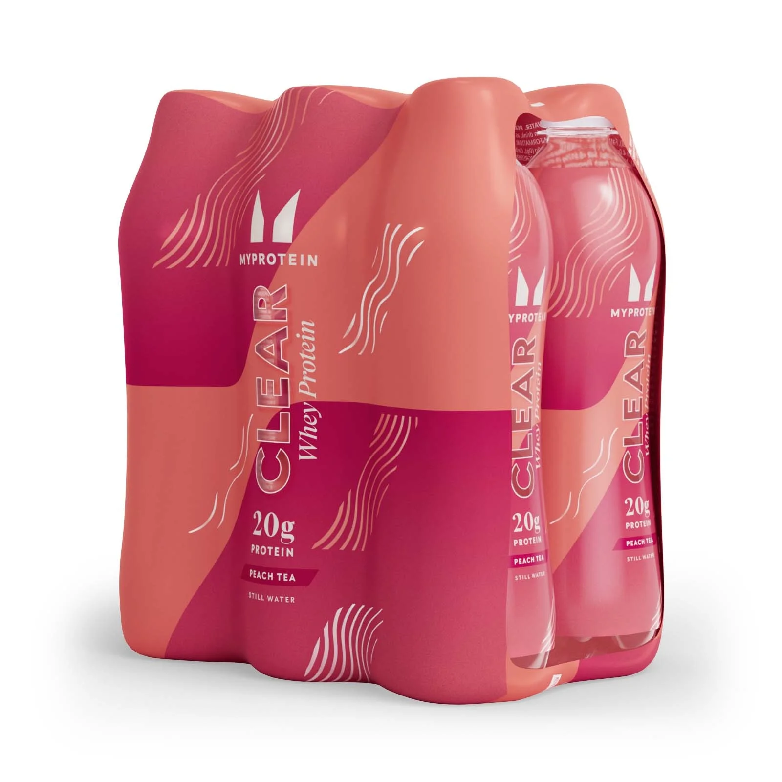 Clear Protein Water - RTD (verpakking met zes stuks) - 6 Pack - Perzik Thee Afbeelding 1