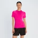 MP Performance sportshirt voor dames - Magenta gemêleerd met witte vlek