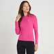 MP Performance sportshirt met lange mouwen voor dames - Magenta gemêleerd met witte vlek