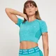 MP Curve cropped T-shirt met korte mouwen voor dames - Laguneblauw