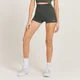 MP Curve booty short met hoge taille voor dames - Carbongrijs gemêleerd