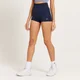 MP Curve booty short met hoge taille voor dames - Galaxy blauw gemêleerd