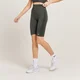 MP Curve fietsshort met hoge taille voor dames - Carbongrijs gemêleerd