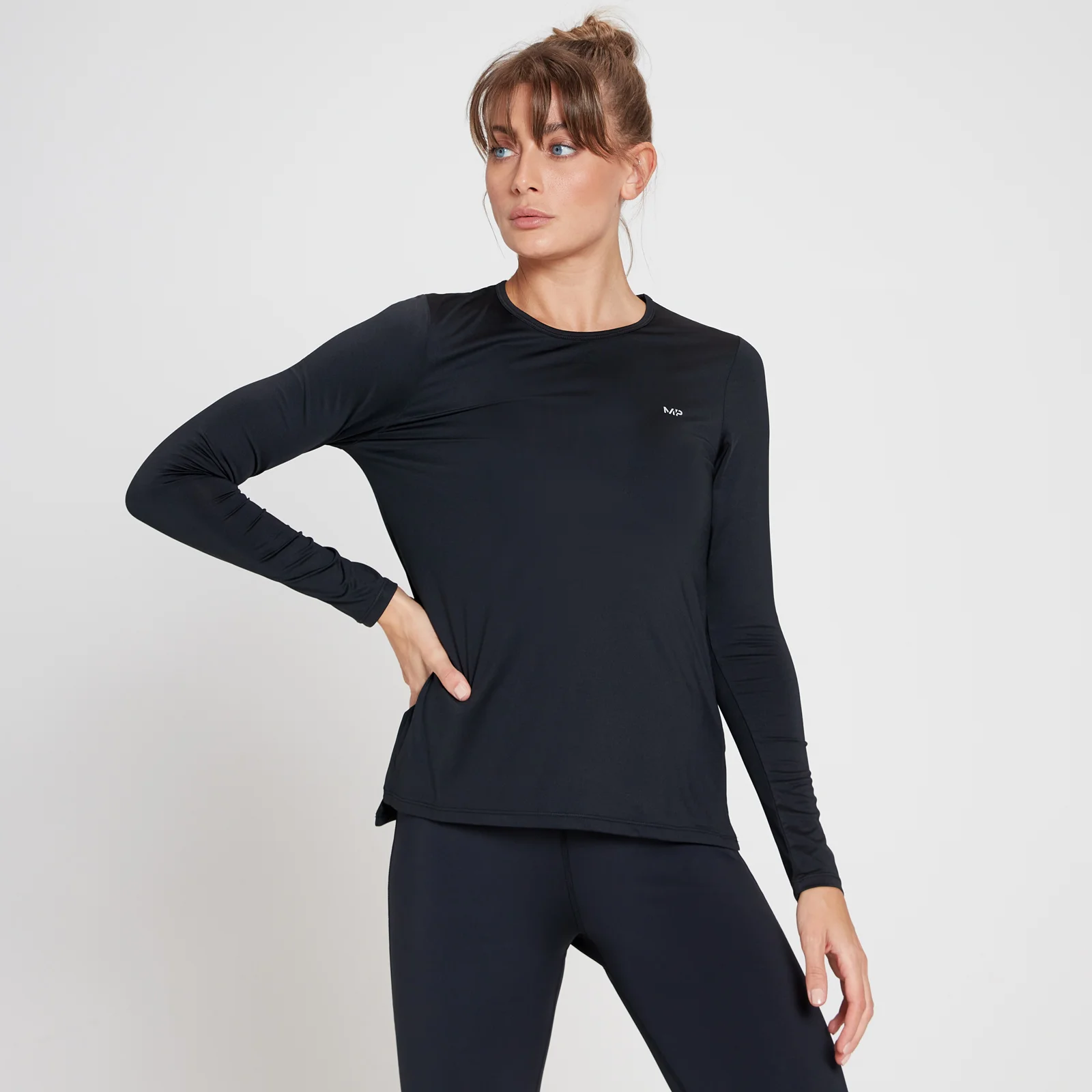 MP Velocity T-shirt met lange mouwen voor dames - Zwart - XXS Afbeelding 1