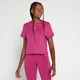 MP cropped T-shirt voor dames - Sangria
