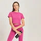MP Essential Body Fit cropped T-shirt voor dames - Sangria