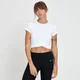 MP Composure kort T-shirt met gedraaide voorkant voor dames - Wit