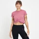 MP Composure kort T-shirt met gedraaide voorkant voor dames - Mauve