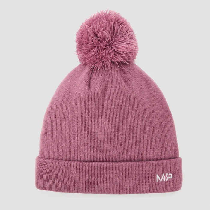 MP muts met pompon - Mauve