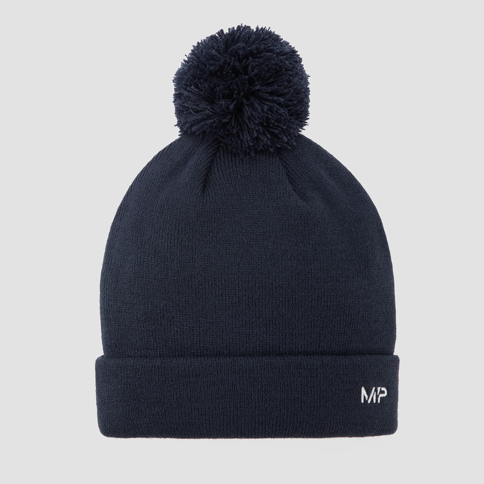 MP muts met pompon - Marineblauw/Wit Afbeelding 1