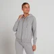 MP Dynamic Training hoodie met volledige rits voor dames - Grijs gemêleerd