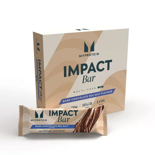 Impact Protein Bar - 6 x 64g - Pure Chocolade Zeezout