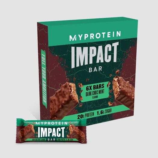 Impact Protein Bar - 6 x 64g - Pure Munt Chocolade