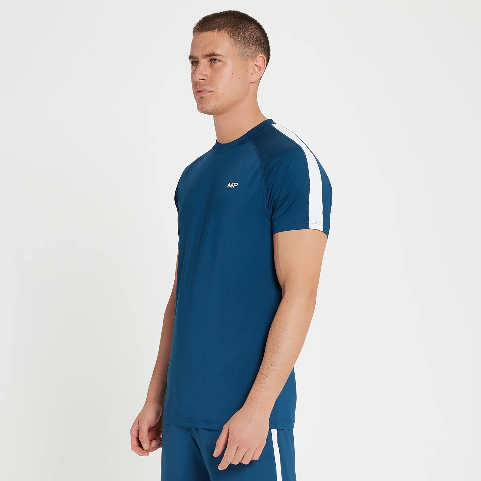 MP Tempo T-shirt met korte mouwen voor heren - Felblauw - XXS Afbeelding 1