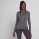 MP Velocity shirt met kwartrits voor dames - Kiezelgrijs