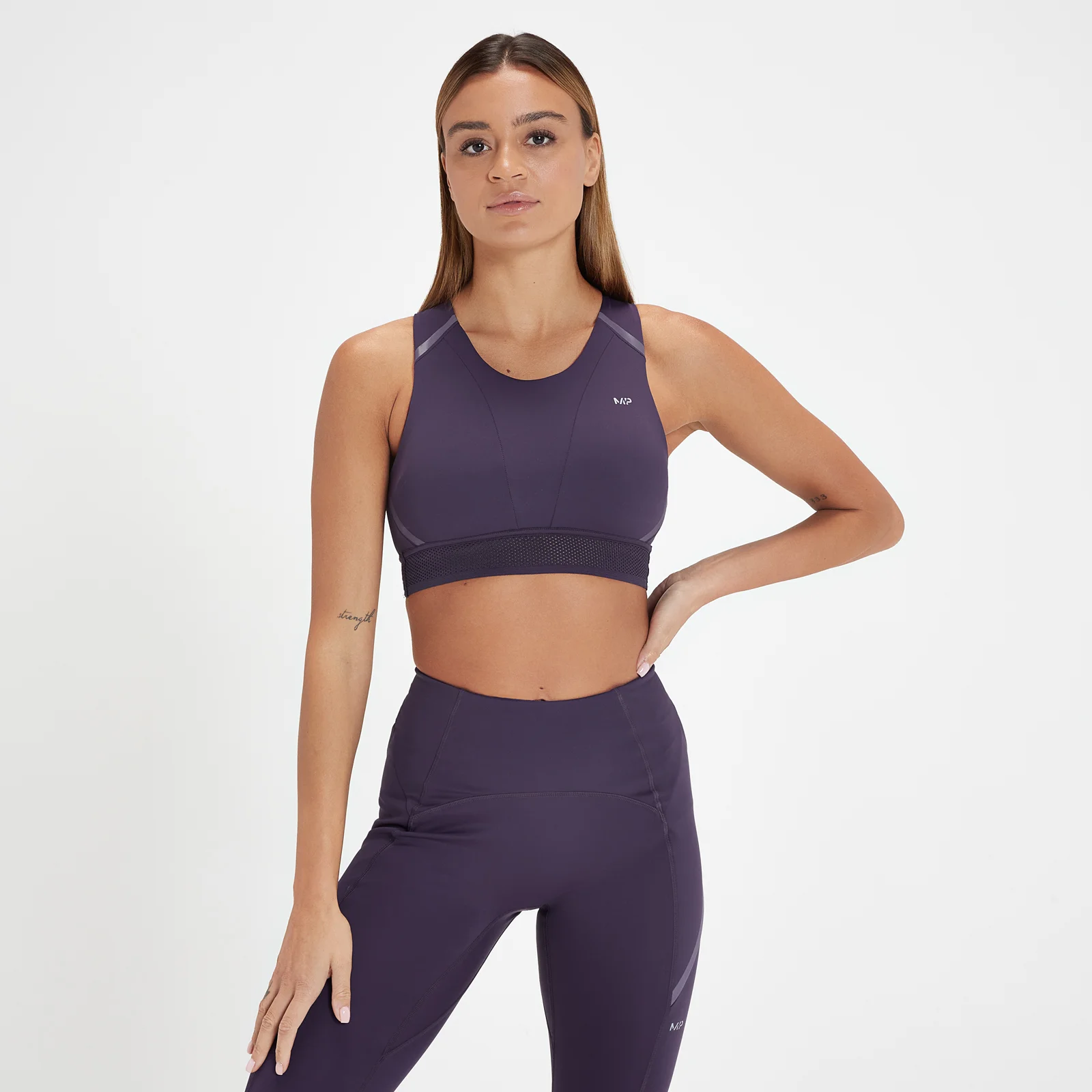 MP Velocity Ultra reflecterende sportbeha - Paars - XXS Afbeelding 1