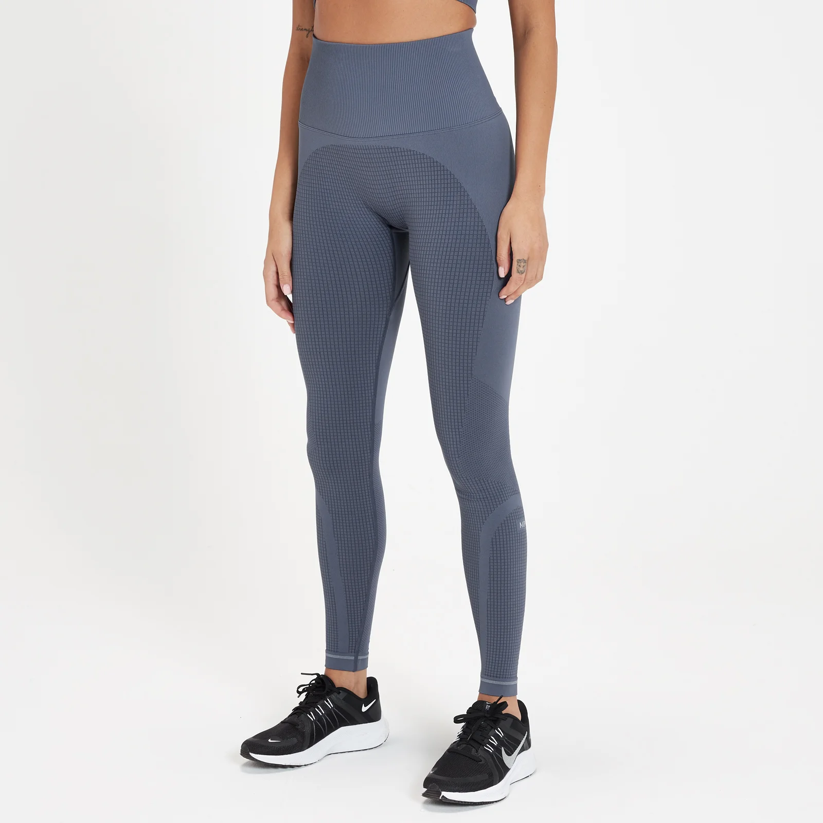 MP Velocity Ultra grafeen naadloze legging voor dames - Schaduwblauw - XS Afbeelding 1