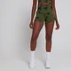 MP Shape Seamless Ultra bootyshort voor dames - Tie dye bladgroen