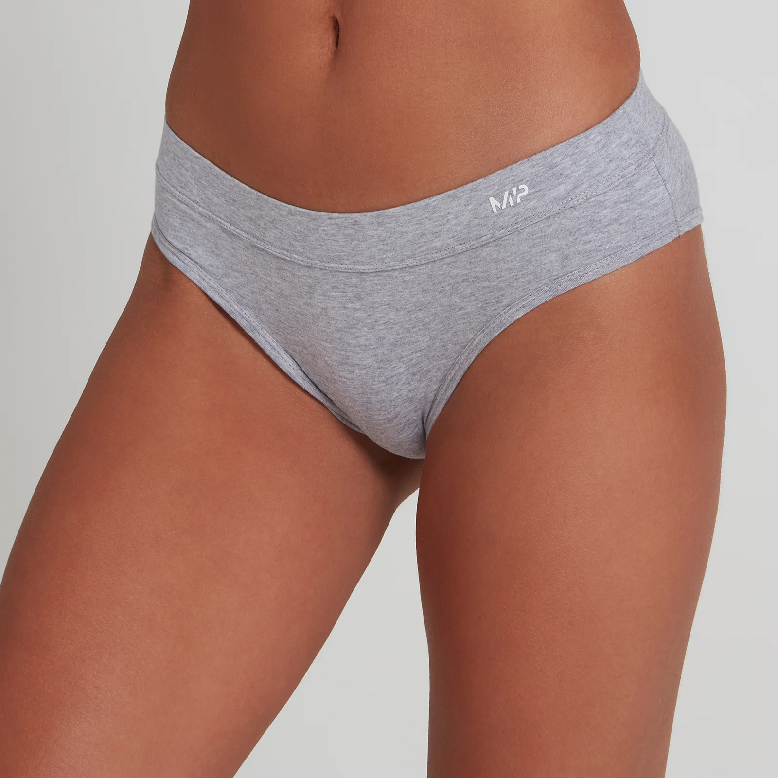 MP katoenen string - Gemêleerd grijs - XXS Afbeelding 1