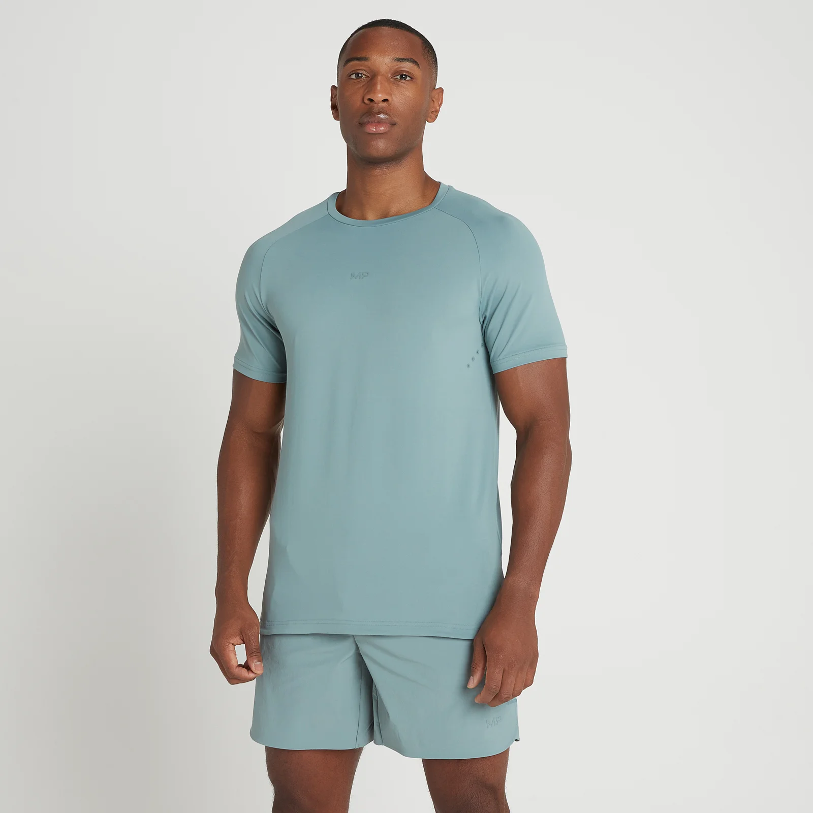 MP Tempo Ultra T-shirt met korte mouwen voor heren - Stormgroen - XXS Afbeelding 1