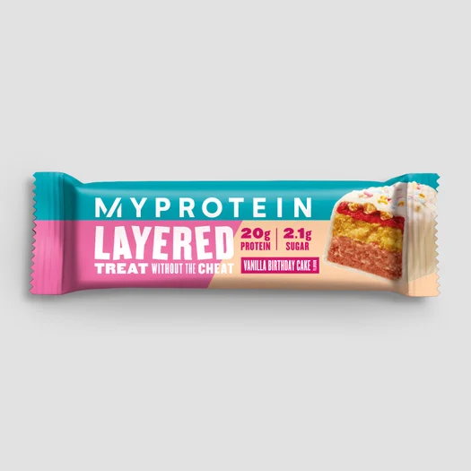 Myprotein 6-Layer Protein Bar (Sample) - Vanilla Birthday Cake