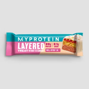Layered Bar — Aardbeien - Flavour Vanilla Birthday Cake