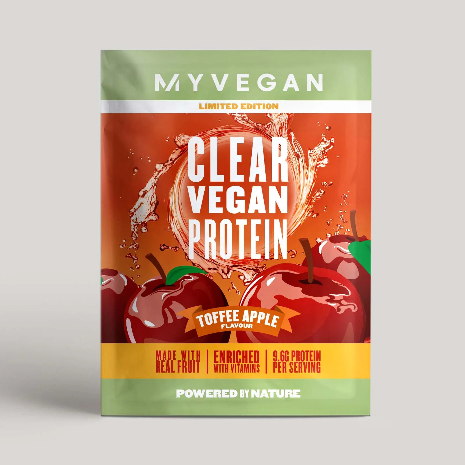 Clear Vegan Protein – Toffee-appel-smaak - 16g - Toffee Appel Afbeelding 1