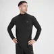 MP Velocity shirt met kwartrits voor heren - Zwart
