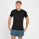 MP Naadloos Tempo T-shirt met korte Mouwen - Zwart