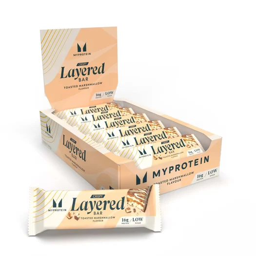 Crispy Layered Bar - 12 x 58g - Geroosterde Marshmallow