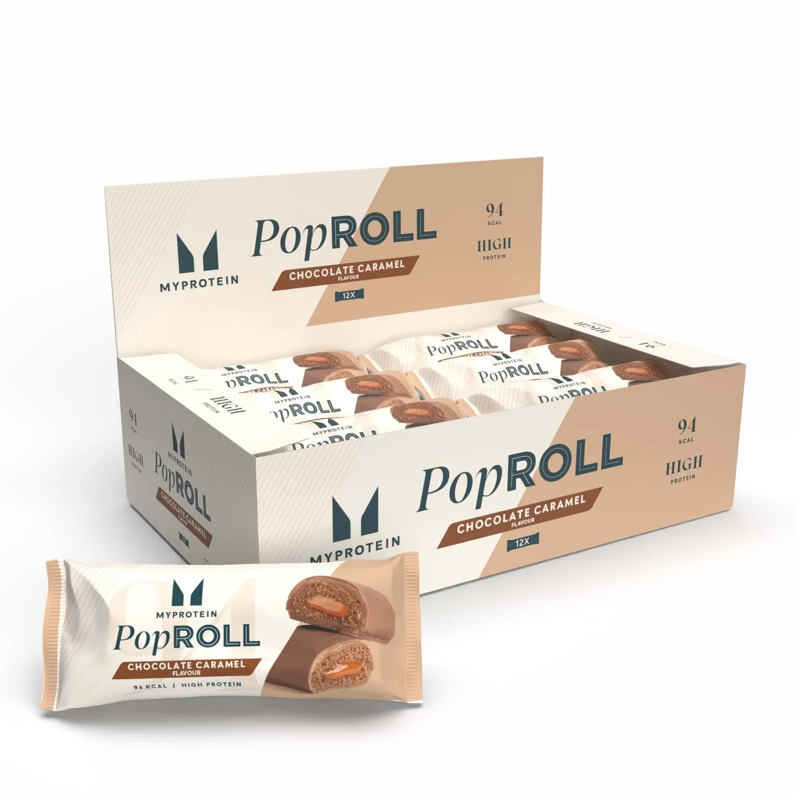 Pop Rolls - 12 x 27g - Chocolade Karamel Afbeelding 1