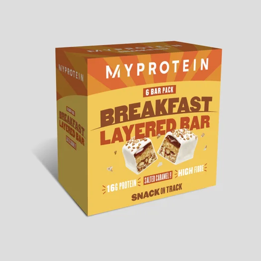 Breakfast Layered Bar - 6 x 60g - Zoute Karamel