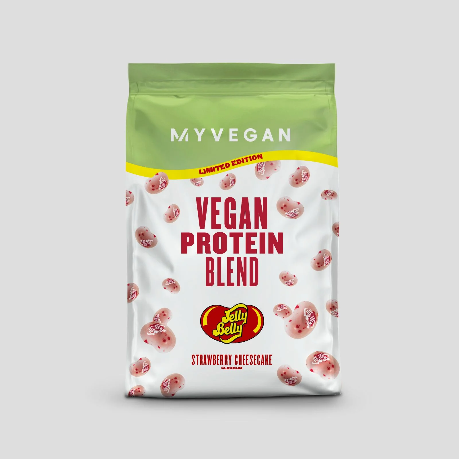 Vegan Protein Blend - Limited Edition Jelly Belly - Strawberry Cheesecake Afbeelding 1