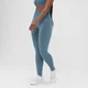 MP verwassen en naadloze legging voor dames - Kiezelblauw