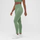 MP verwassen en naadloze legging voor dames - Verwassen jadegroen