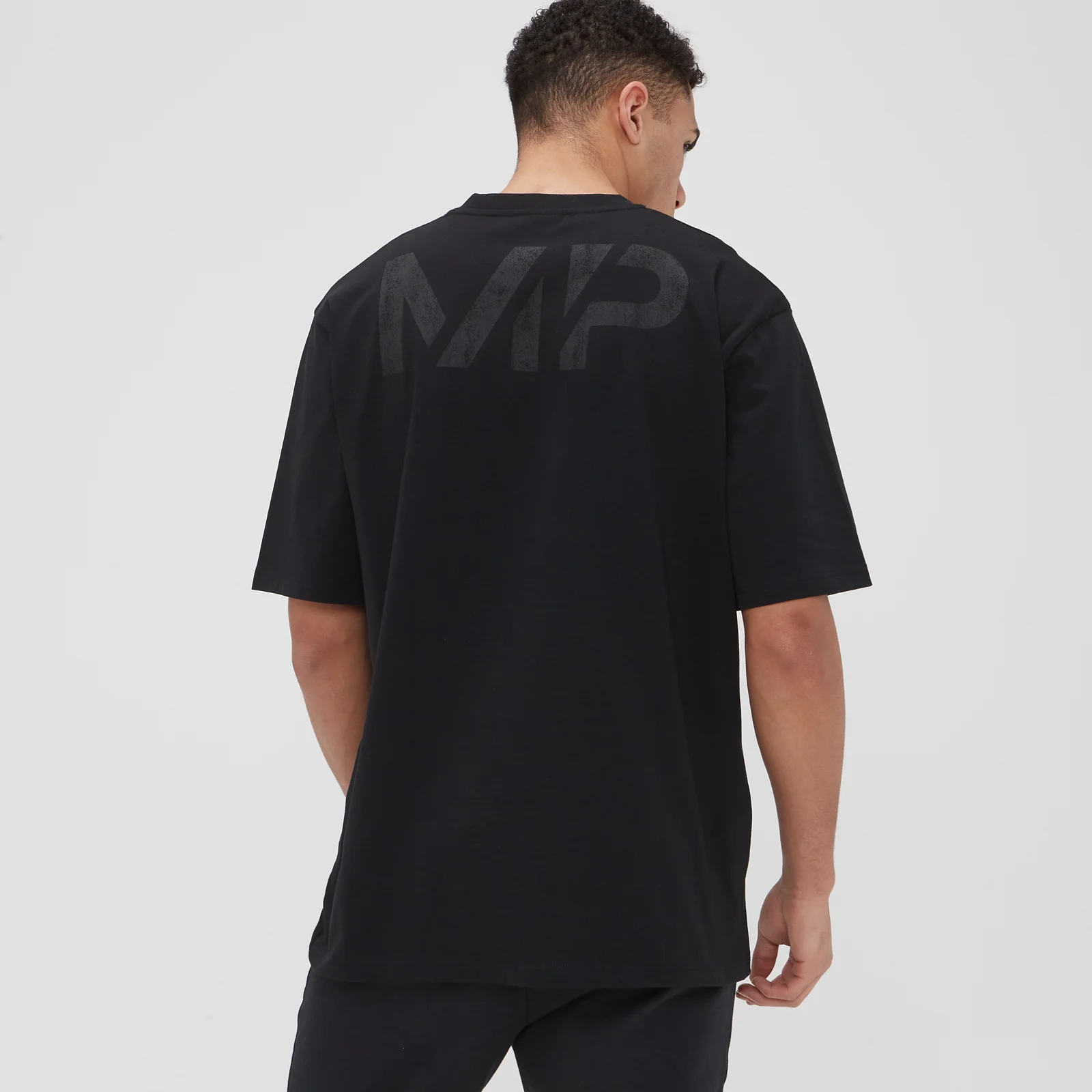 MP Adapt T-shirt met Grit-print voor heren - Zwart - XXS Afbeelding 1