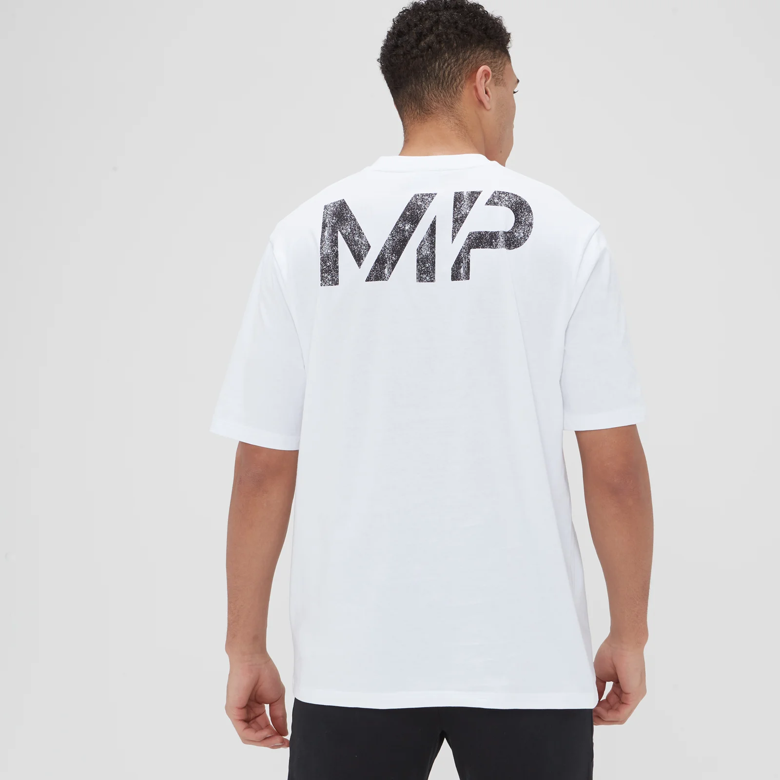 MP Adapt T-shirt met Grit-print voor heren - Wit - XXS Afbeelding 1