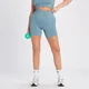 MP Tempo naadloze short van ribstof voor dames - Grafeenblauw