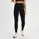 MP Tempo naadloze legging van ribstof voor dames - Zwart