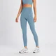 MP Tempo naadloze legging van ribstof voor dames - Stofblauw
