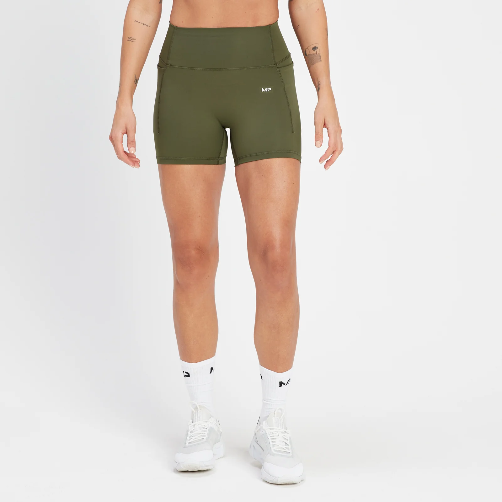 MP Adapt bootyshort voor dames - Olijfgroen - XS Afbeelding 1