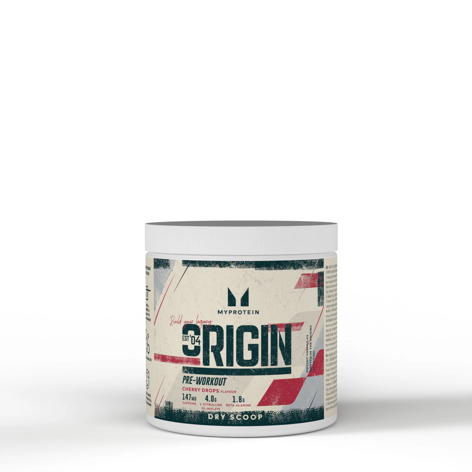 Origin Pre-Workout Dry Scoop - 18servings - Cherry Drops Afbeelding 1