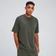 MP Rest Day oversized T-shirt voor heren - Taupe-groen