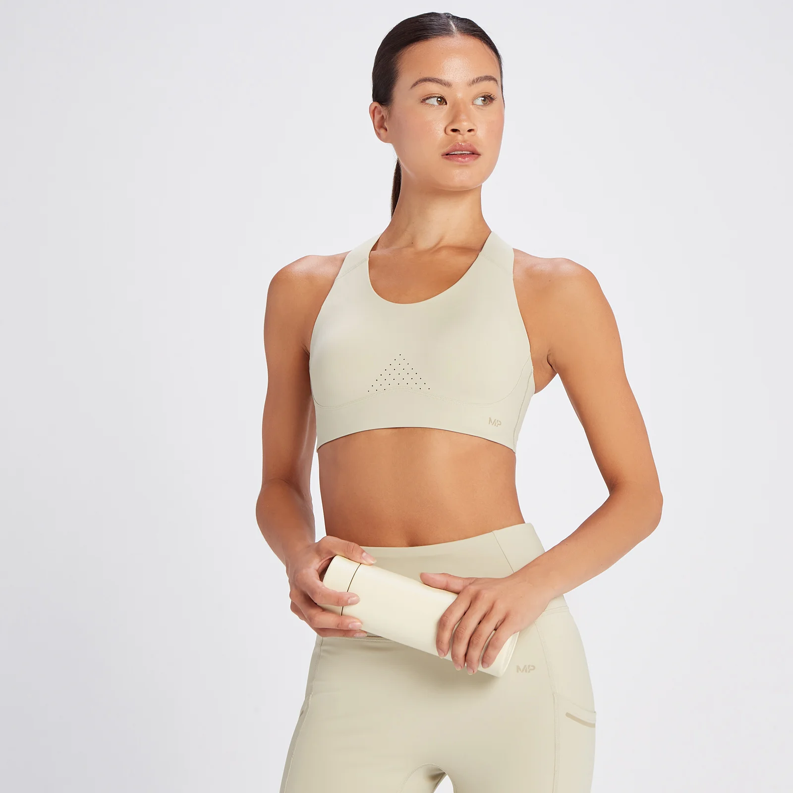MP Velocity Ultra sportbeha voor dames - Zachtgrijs - XS Afbeelding 1