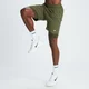 MP twee-in-een sportshort voor heren - Olijfgroen