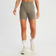 MP Tempo naadloze short van ribstof voor dames - Diep taupe