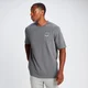 MP Team oversized T-shirt met print voor heren - Kolengrijs